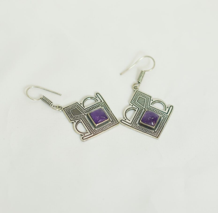 Silver Earrings - Moroccan silver - Moga Craft